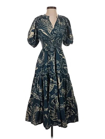 Pre-owned Conditions Apply Cocktail Dress In Blue