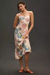 Conditions Apply Elva Slip Midi Dress In Blue
