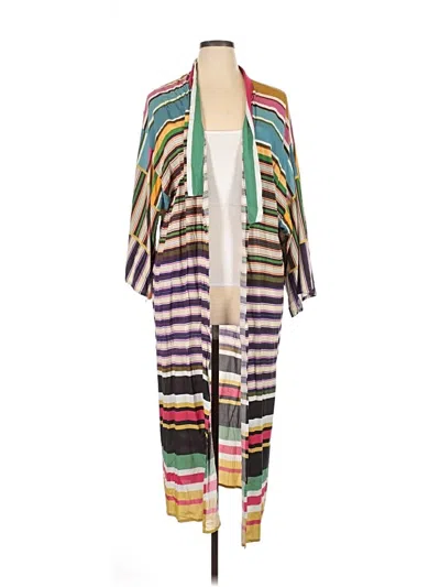 Pre-owned Conditions Apply Kimono In Purple