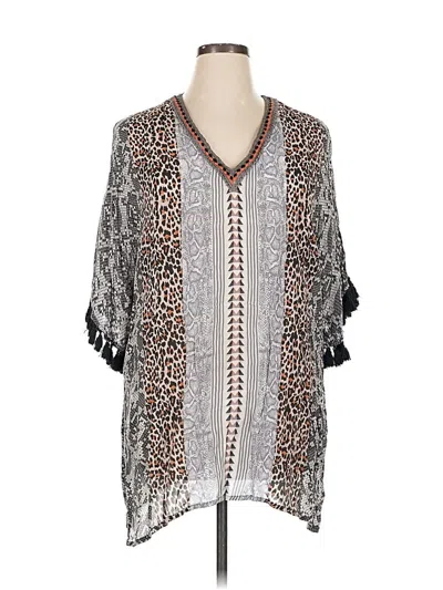 Pre-owned Conditions Apply Kimono In Silver