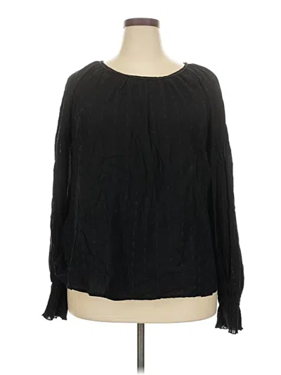 Conditions Apply Long Sleeve Blouse In Black