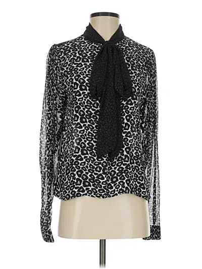 Pre-owned Conditions Apply Long Sleeve Blouse In Black