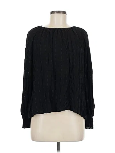 Pre-owned Conditions Apply Long Sleeve Blouse In Black
