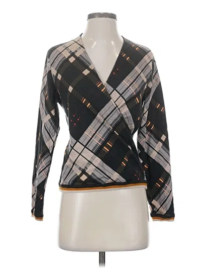 Pre-owned Conditions Apply Long Sleeve Blouse In Brown