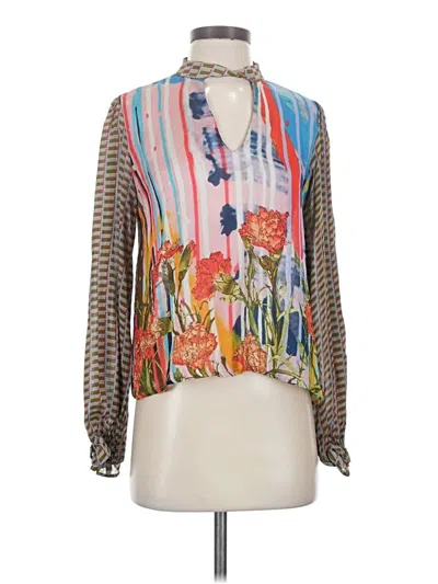 Pre-owned Conditions Apply Long Sleeve Blouse In Ivory
