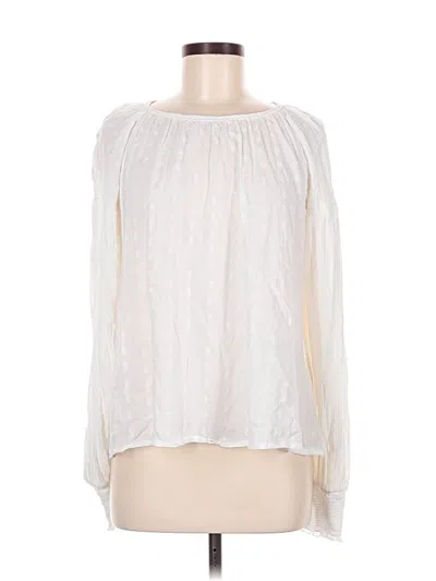 Pre-owned Conditions Apply Long Sleeve Blouse In Ivory