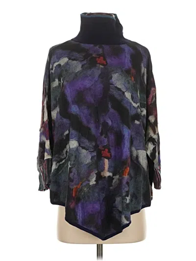 Pre-owned Conditions Apply Poncho In Purple