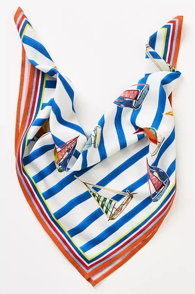 Conditions Apply Lobster Printed Satin Scarf