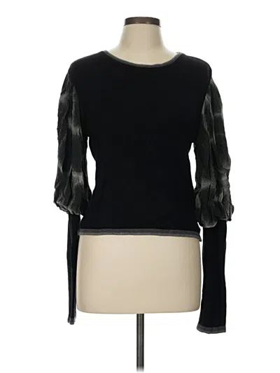 Pre-owned Conditions Apply Pullover Sweater In Black