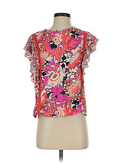 Pre-owned Conditions Apply Short Sleeve Blouse In Pink