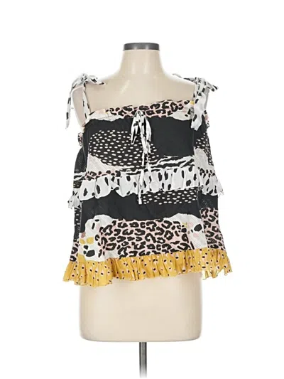 Pre-owned Conditions Apply Sleeveless Blouse In Black