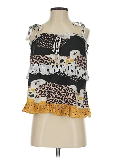 Pre-owned Conditions Apply Sleeveless Blouse In Black