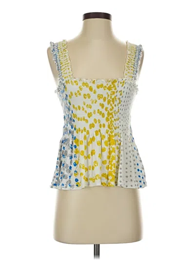 Pre-owned Conditions Apply Sleeveless Blouse In Yellow