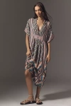 Conditions Apply Striped Kaftan In Pink