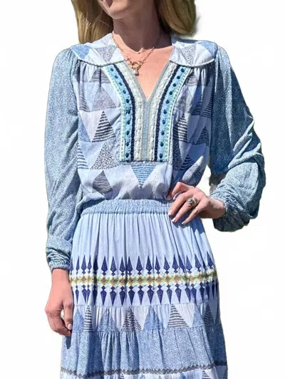 Conditions Apply Women's Carianna Top In Blue Multi
