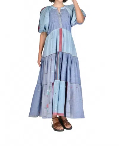 Conditions Apply Women's Jalene Handwoven Dress In Iris Blue