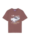 Coney Island Picnic Business As Usual Tee In Mauve