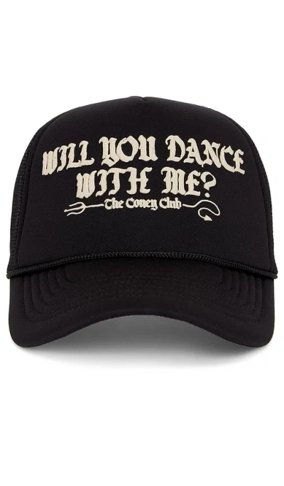 Coney Island Picnic Dance Trucker Hat In 鱼子酱色