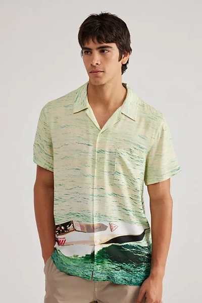 Coney Island Picnic Factory Team Camp Shirt Top, Men's At Urban Outfitters In Multicolor