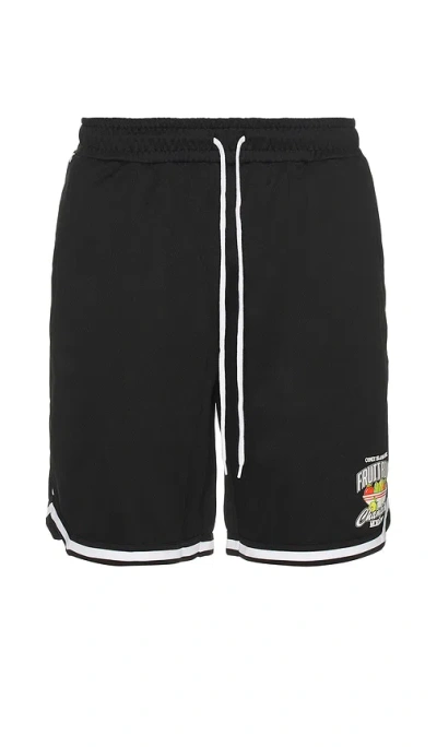 Coney Island Picnic Fruit Bowl Shorts In Black