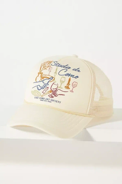 Coney Island Picnic Italia Graphic Trucker Hat In Neutral