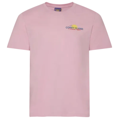 Coney Island Picnic Mens  Resort Short Sleeve T-shirt In Lilac/purple