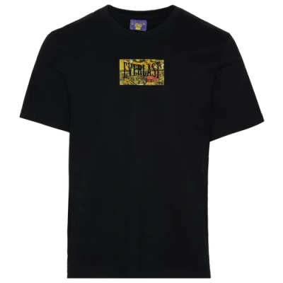 Coney Island Picnic Mens  X Everlast Watercolor Short Sleeve T-shirt In Caviar/black