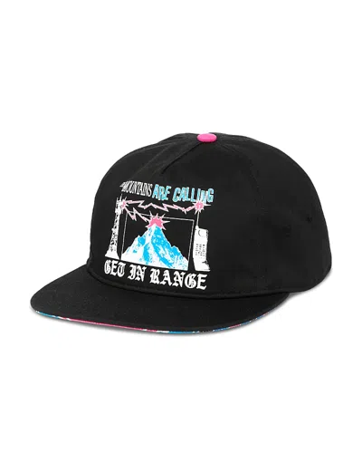 Coney Island Picnic Mountains Are Calling Graphic Hat In Black