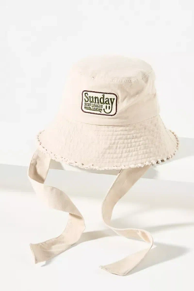Coney Island Picnic Patch Bucket Hat In Beige