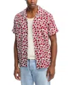 Coney Island Picnic Printed Regular Fit Camp Shirt In Red