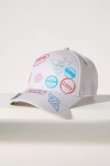 Coney Island Picnic Souvenir Baseball Cap In White