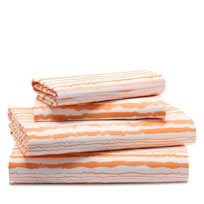 Coniglio Palm Beach Cabana Stripe Orange Sheet Set, Queen