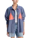 Coniglio Palm Beach Chambray Button Down Bikini Shirt