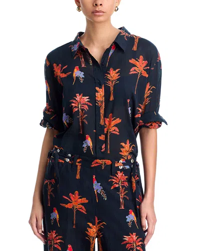 Coniglio Palm Beach Classic Button Down Shirt In Black
