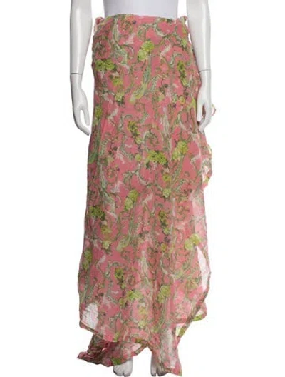 Pre-owned Coniglio Palm Beach Floral Print Lounge Set W/ Tags In Pink