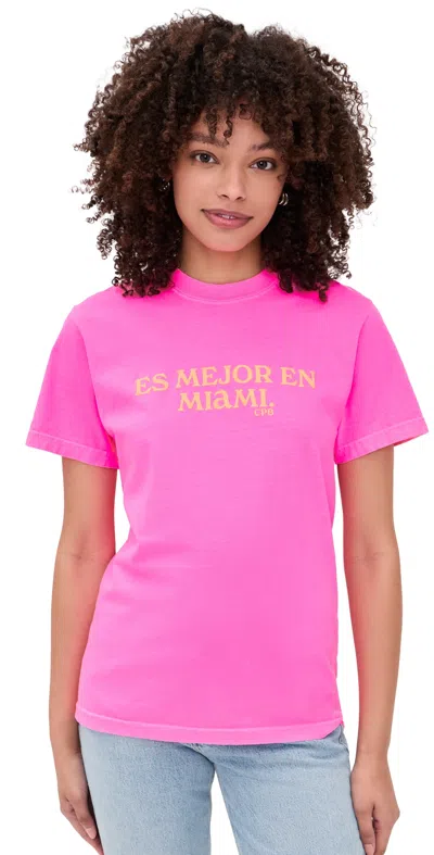 Coniglio Palm Beach Miami Tee Pink