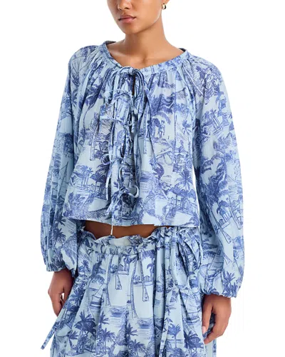 Coniglio Palm Beach Oleander Blouse In Multi