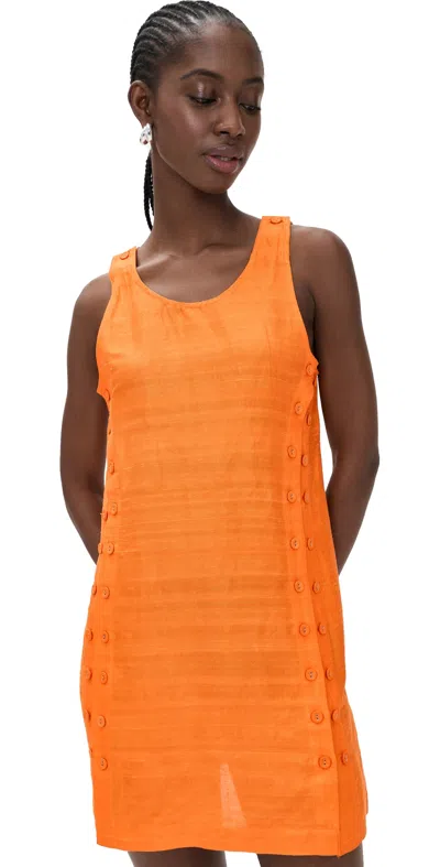 Coniglio Palm Beach Palmo Mini Dress Marigold In Orange