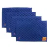 Coniglio Palm Beach Quilted Reversible Placemat In Palm Beach / Ecru, Set Of 4