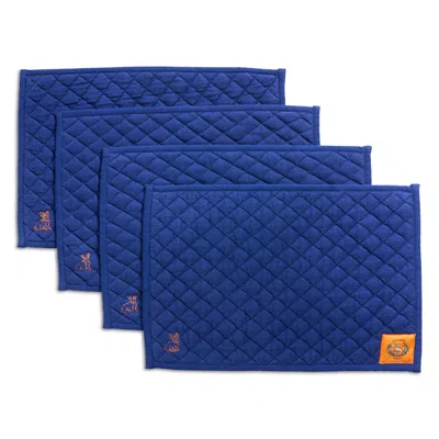 Coniglio Palm Beach Quilted Reversible Placemat In Palm Beach / Ecru, Set Of 4