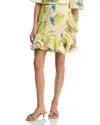 Coniglio Palm Beach Ruffle Mini Pareo Skirt