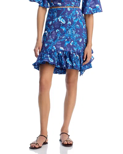 Coniglio Palm Beach Ruffle Mini Pareo Skirt
