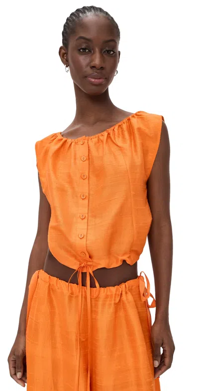 Coniglio Palm Beach Sailfish Tank Top Marigold In Orange