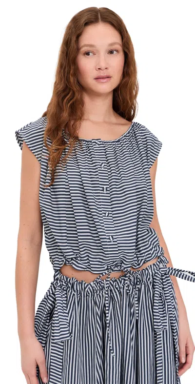 Coniglio Palm Beach Sailfish Tank Top Pier Stripe In Multi