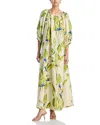 Coniglio Palm Beach Silk Floral Maxi Dress