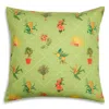 Coniglio Palm Beach Throw Pillow In Pistachio / Palm Beach Orange, 20 X 20