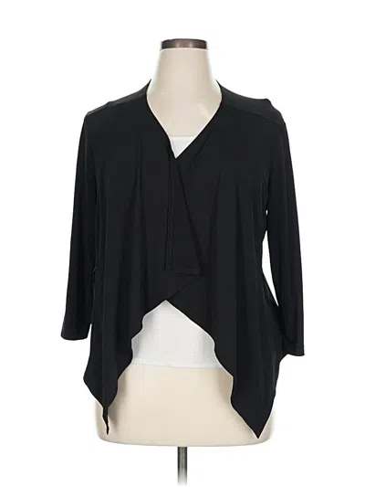 Pre-owned Connected Apparel 3/4 Sleeve T-shirt In Black