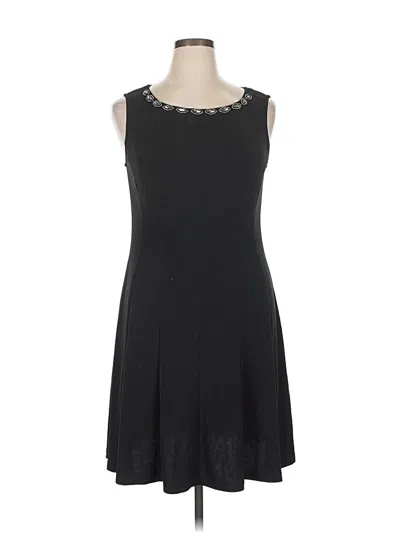Pre-owned Connected Apparel Casual Dress In Black