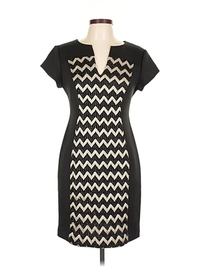 Pre-owned Connected Apparel Casual Dress In Black