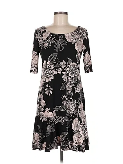 Pre-owned Connected Apparel Casual Dress In Black